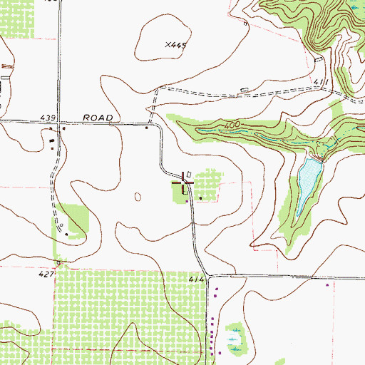 Topographic Map of Tharpe (historical), GA