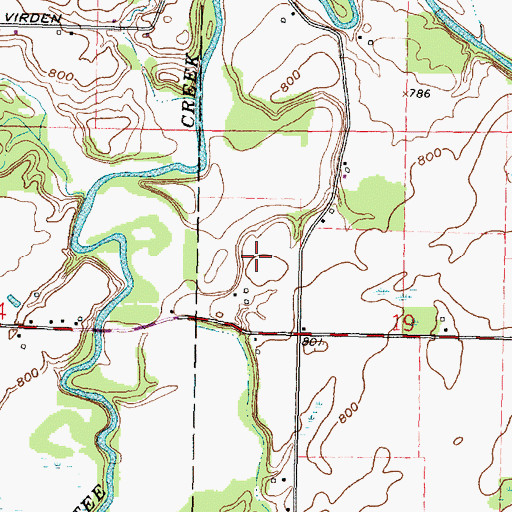 Topographic Map of Berry Cemetery, OH