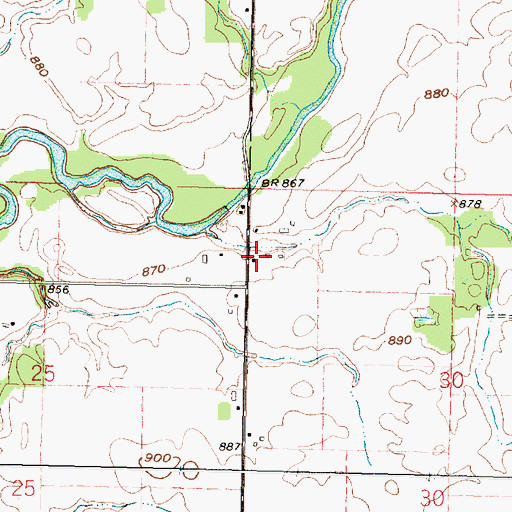 Topographic Map of Pipetown Indian Number One Cemetery, OH