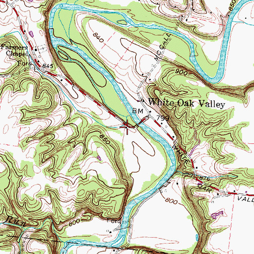 Topographic Map of School Number 1 (historical), OH