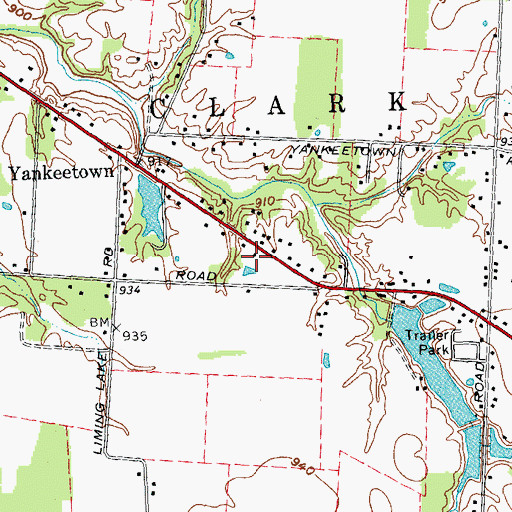 Topographic Map of School Number 2 (historical), OH