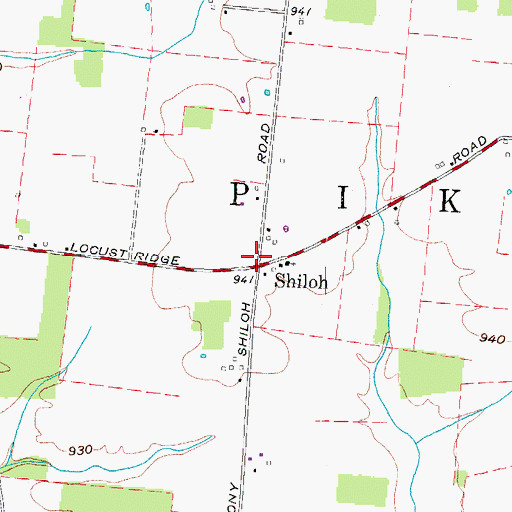 Topographic Map of School Number 2 (historical), OH