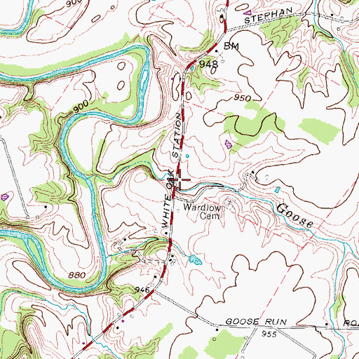 Topographic Map of School Number 3 (historical), OH