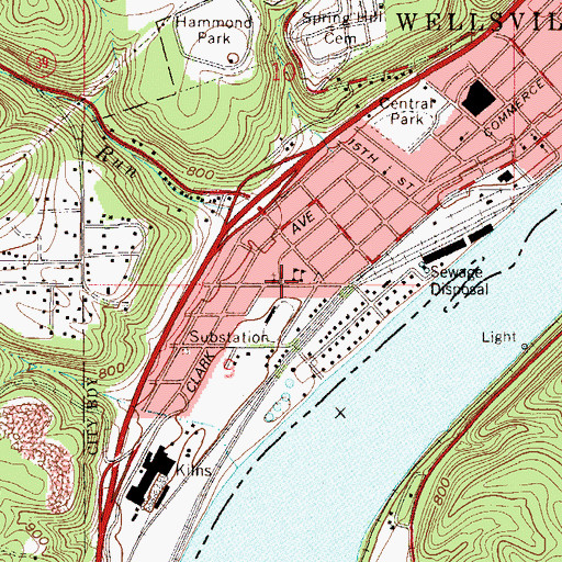 Topographic Map of Covenant Presbyterian Church, OH