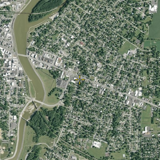Aerial/Satellite Image of Kingdom Hall of Jehovahs Witnesses, OH