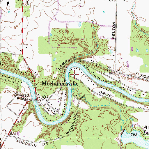 Topographic Map of Austinburg Township Park-Tote Road, OH