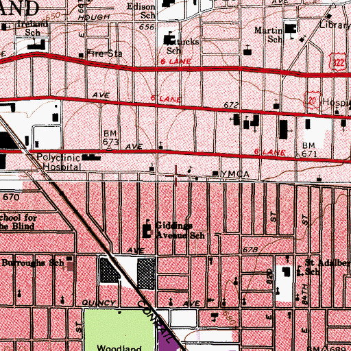 Topographic Map of House of God, OH