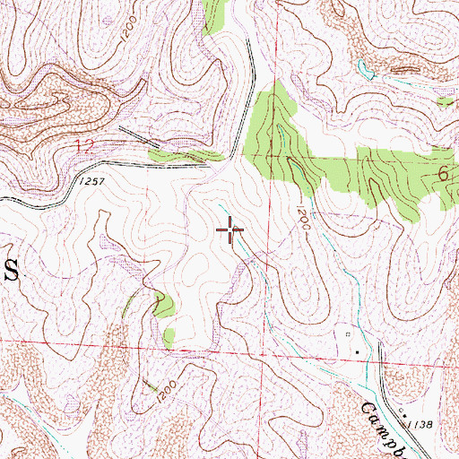 Topographic Map of Franklin Number 65 Mine, OH