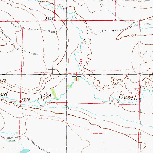 Topographic Map of Deer Creek, CO