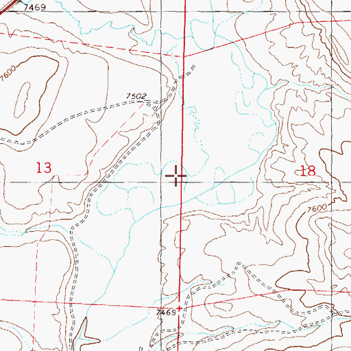 Topographic Map of Pass Creek, CO