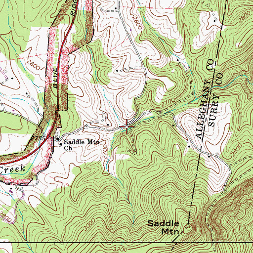 Topographic Map of Killien Mill (historical), NC