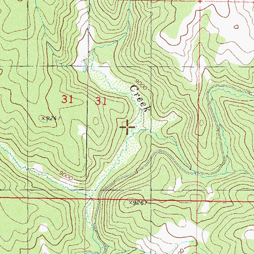 Topographic Map of Gore Creek, CO