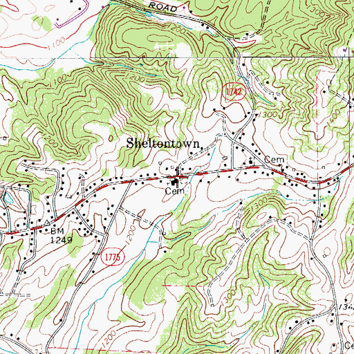 Topographic Map of The Church of Jesus Christ of Latter Day Saints, NC