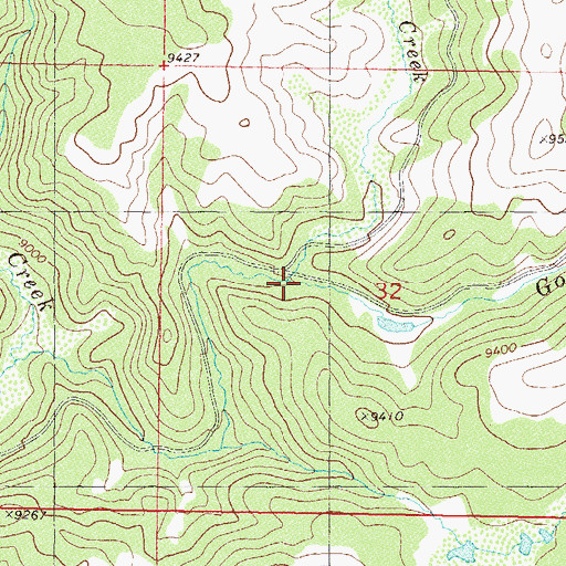 Topographic Map of Farnham Creek, CO