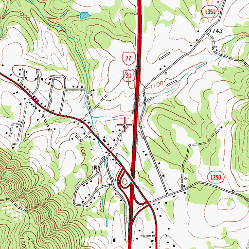 Topographic Map of Haynes School (historical), NC