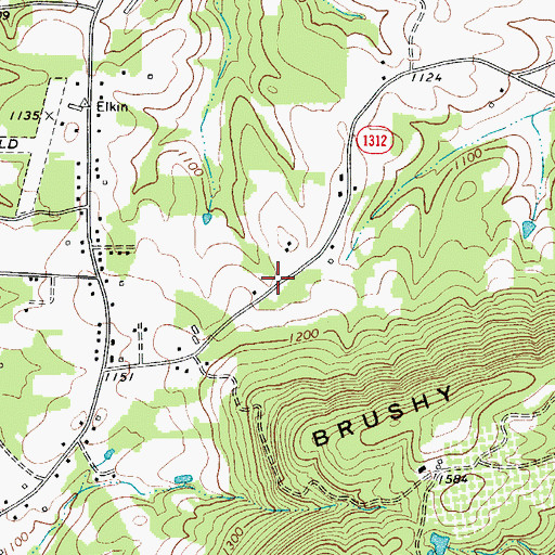 Topographic Map of Howell School (historical), NC