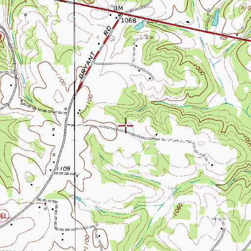 Topographic Map of Reece School (historical), NC