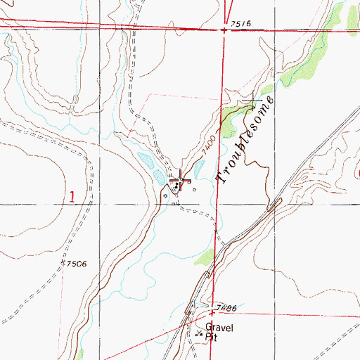 Topographic Map of Fay De Berard Ranch, CO