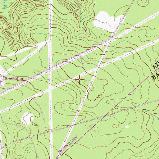 Topographic Map of Cassels Fire Tower, SC