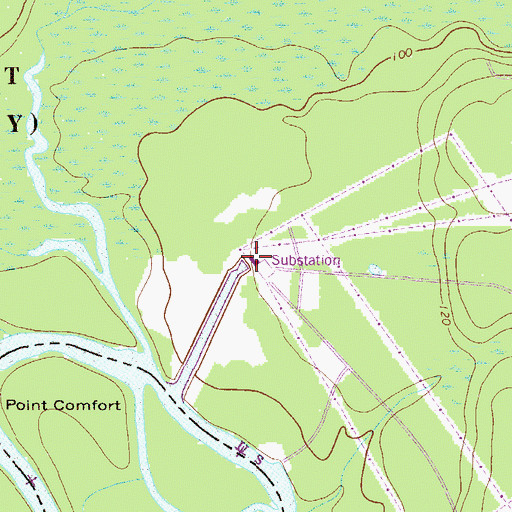 Topographic Map of Pump House Number 1, SC