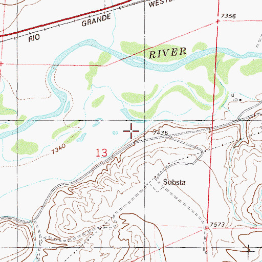 Topographic Map of Kenny Barger Ditch, CO