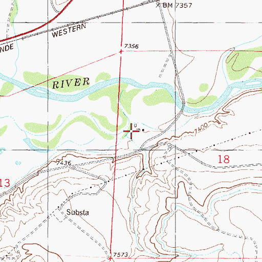Topographic Map of Mayhoffer Ranch, CO