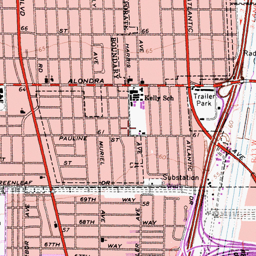 Topographic Map of Kelly Park, CA
