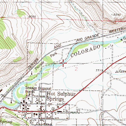 Topographic Map of Heimbaugh Creek, CO