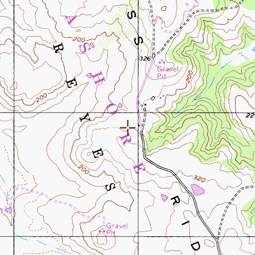 Topographic Map of Pierce Point School (historical), CA