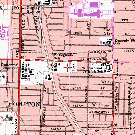 Topographic Map of Sibrie Park, CA