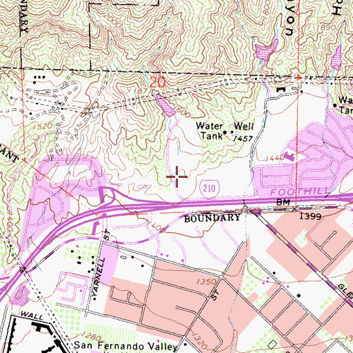 Topographic Map of Stetson Ranch Park, CA