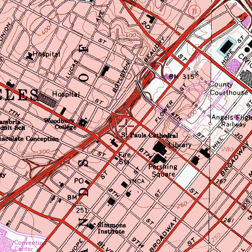 Topographic Map of Arco Post Office, CA