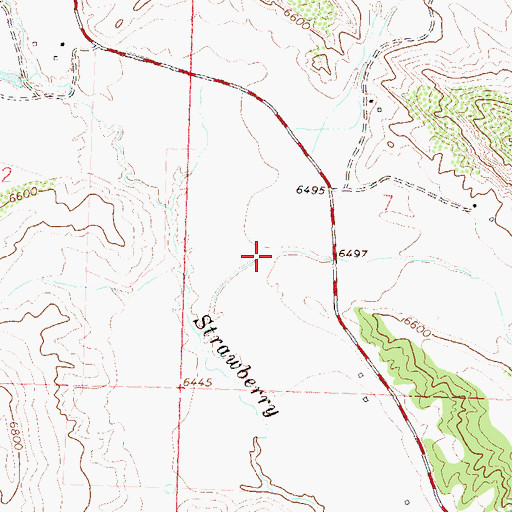 Topographic Map of Devils Hole Gulch, CO