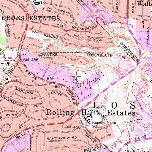 Topographic Map of Nansen Field, CA