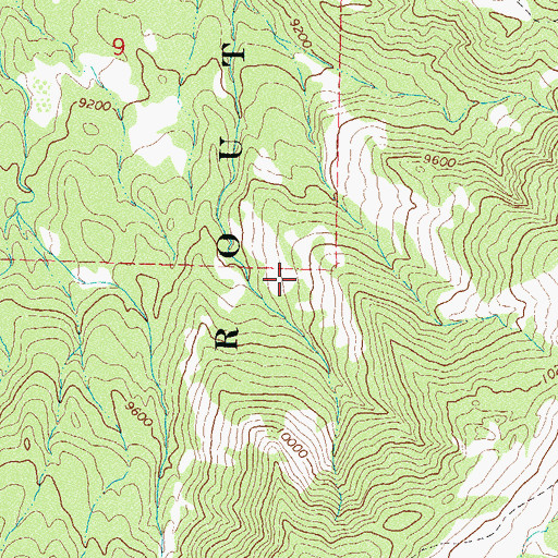 Topographic Map of Yellowjacket Pass, CO