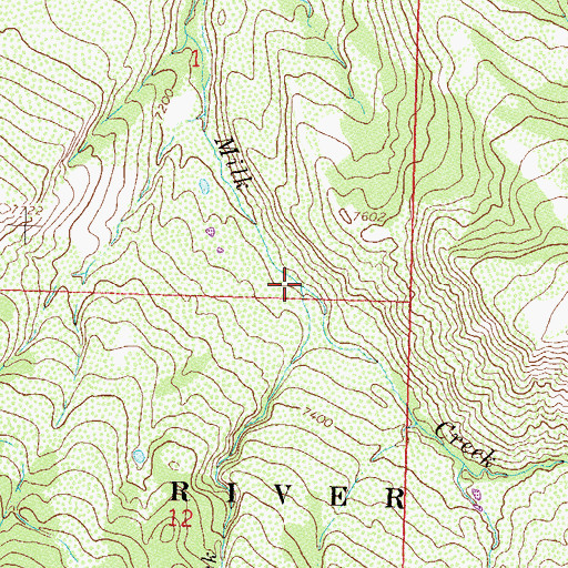 Topographic Map of Martin Creek, CO