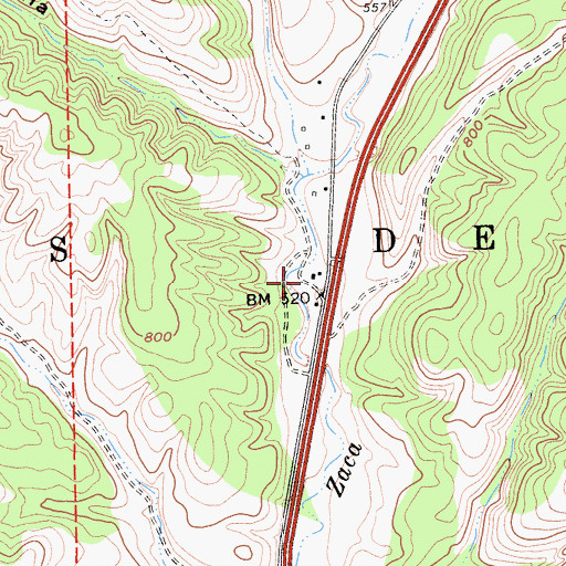 Topographic Map of Jonata Park, CA