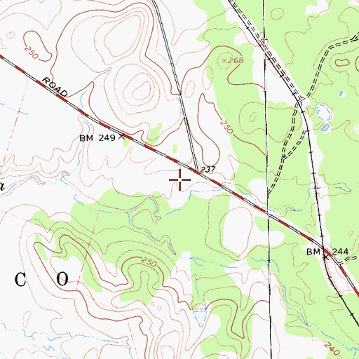 Topographic Map of Alabama House (historical), CA