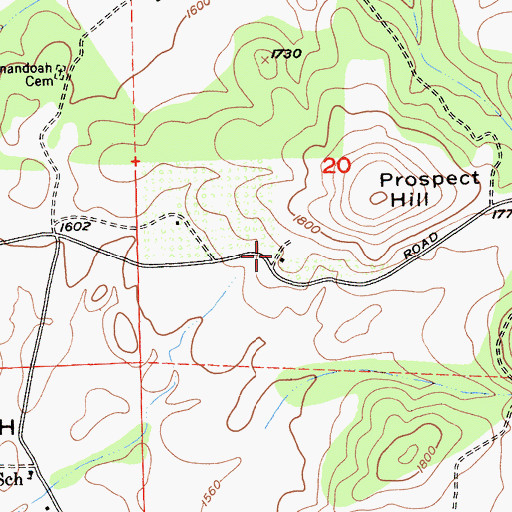 Topographic Map of Amador Foothill Winery, CA