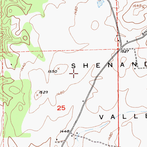 Topographic Map of Baldinelli Vineyards, CA