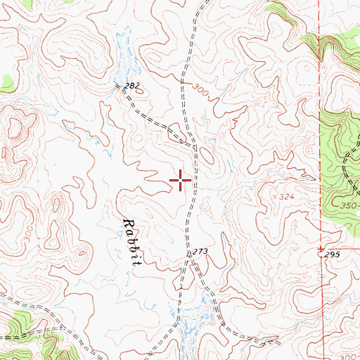 Topographic Map of Camanche Village, CA