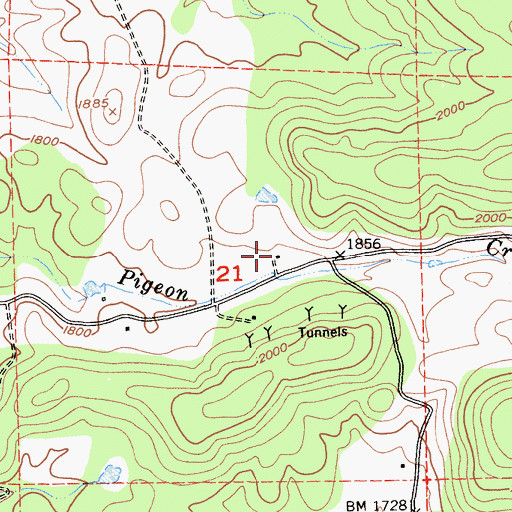Topographic Map of D'Agostini Winery, CA