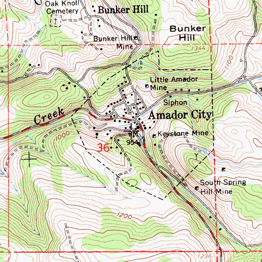 Topographic Map of Fleehart Building, CA