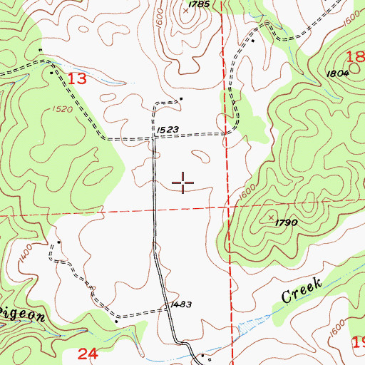 Topographic Map of Story Vineyards, CA