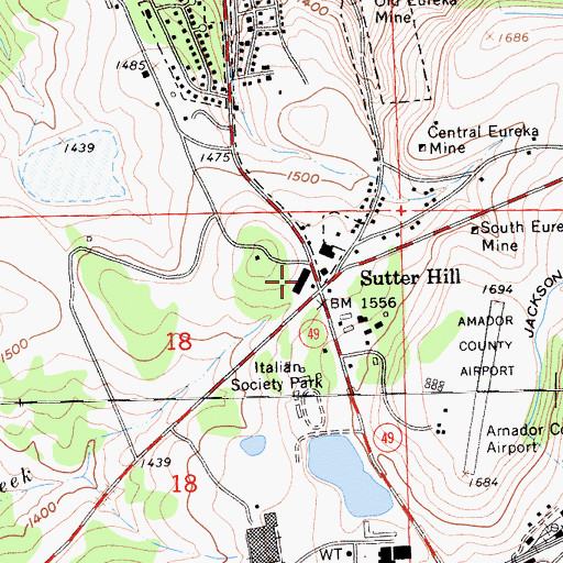 Topographic Map of Independence High School, CA