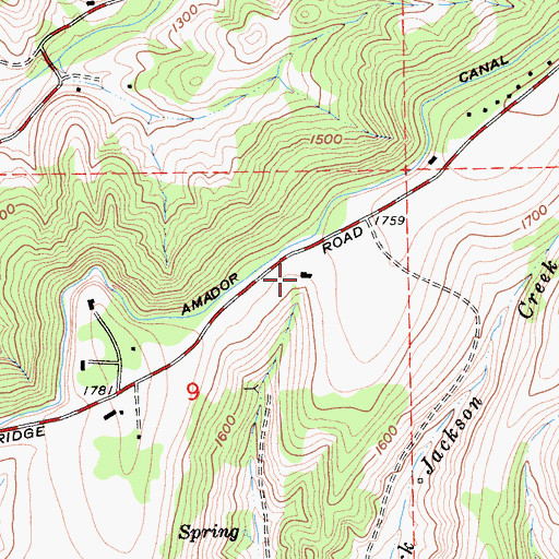 Topographic Map of Stoneridge Winery, CA
