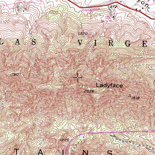 Topographic Map of Agoura Hills, CA