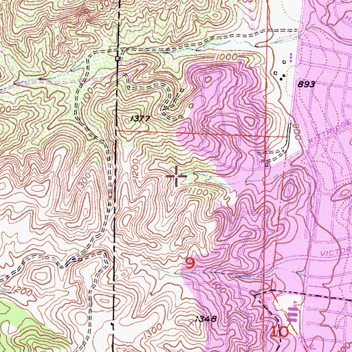 Topographic Map of Knapp Ranch Park, CA
