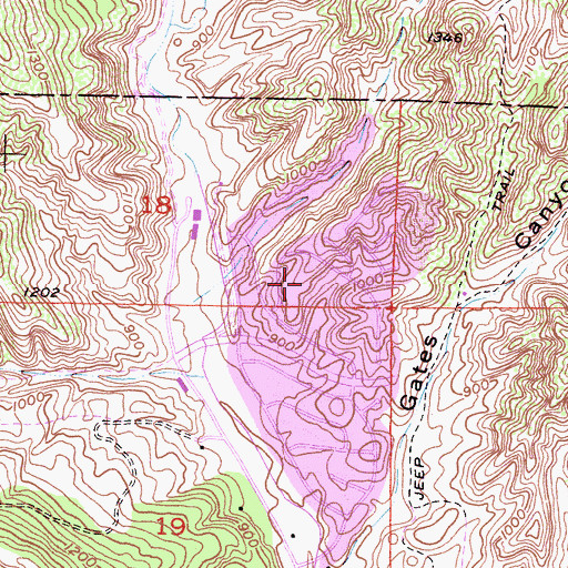 Topographic Map of Lupin Hill Elementary School, CA