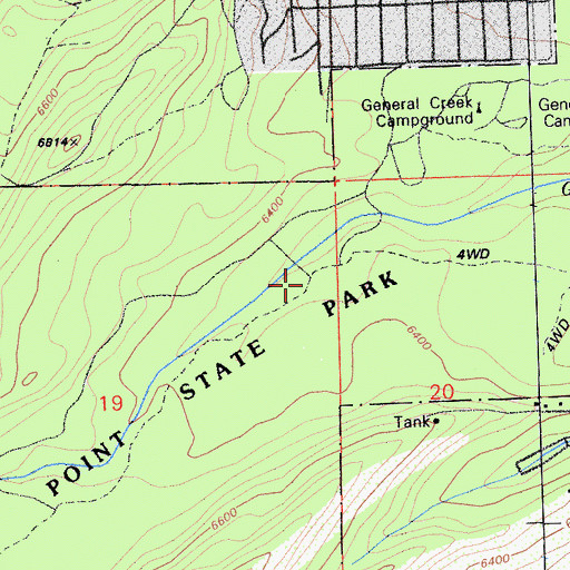 Topographic Map of West Shore Bike Trail, CA